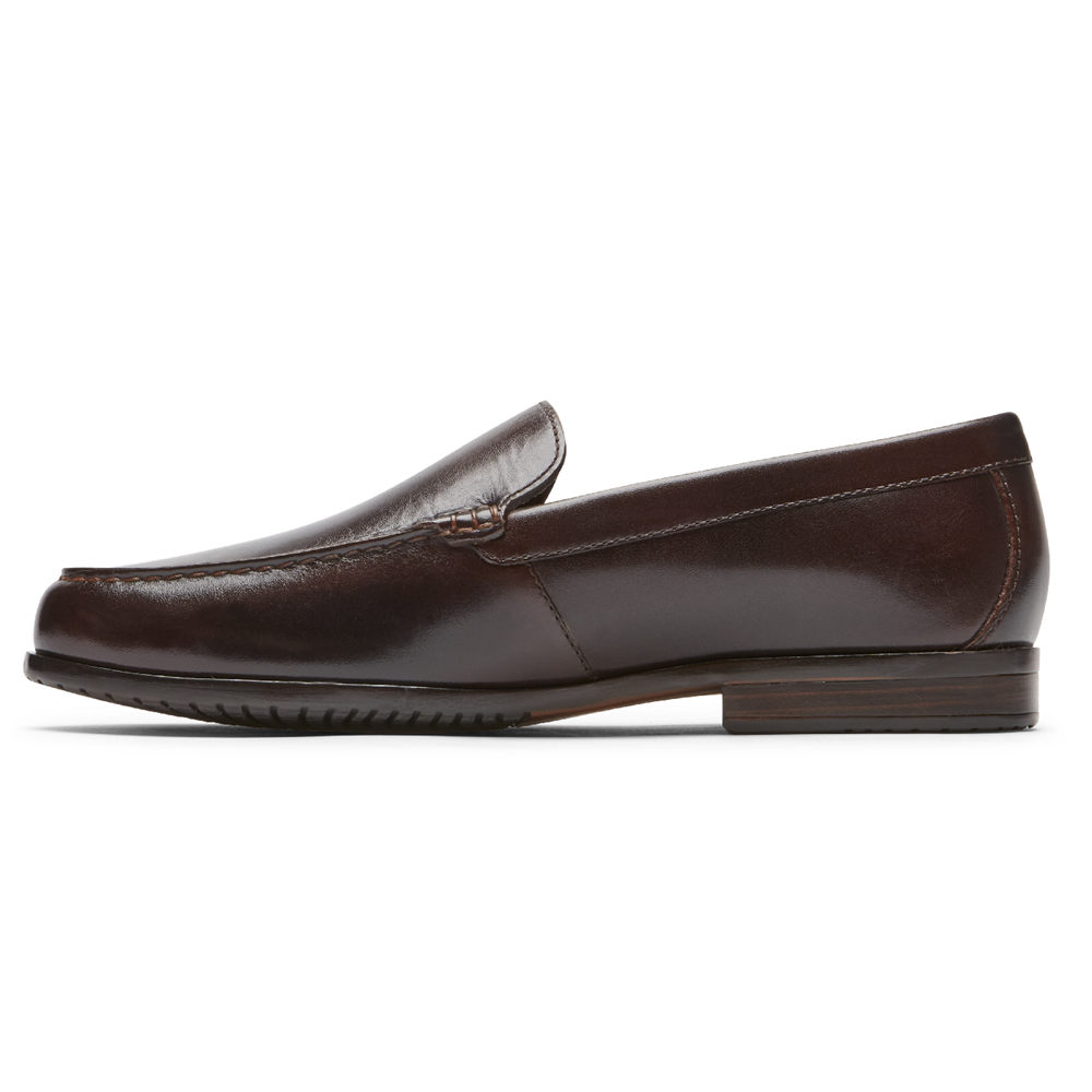 Rockport Slip-On For Mens Dark Brown - Classic Lite 2 Venetian - CU0146523